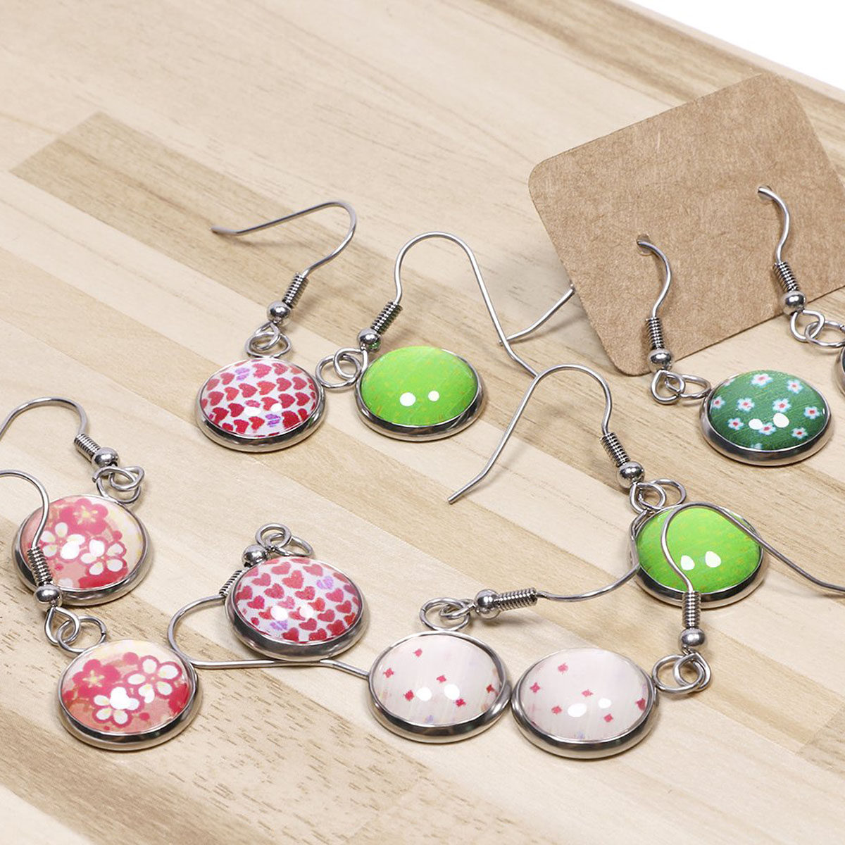 Jewelry Making Birthday Party - 20 buah pengait anting-anting dari baja