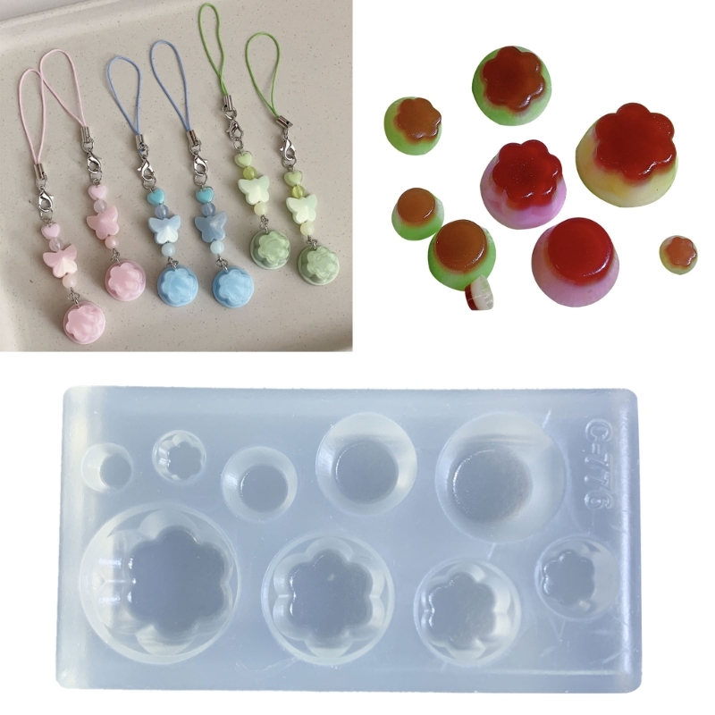 Jewelry Making Tools List - Cetakan silikon bentuk puding lucu untuk