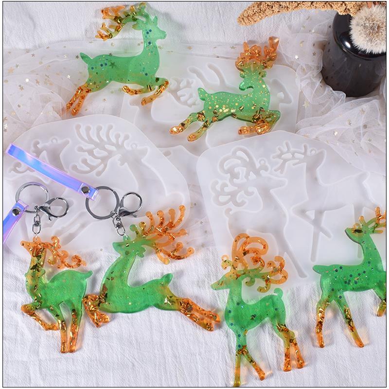 Cetakan Resin epoksi rusa Nata - Jewelry Making Tools List ulasan dan harga
