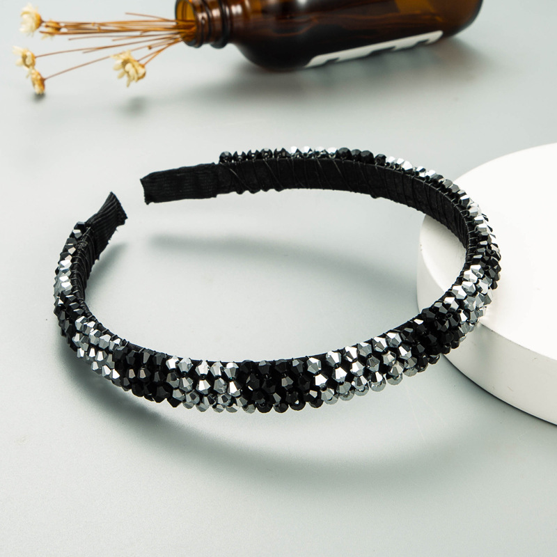 Bando Rambut Berhias Kristal B - Crystal Bead Mix ulasan dan harga