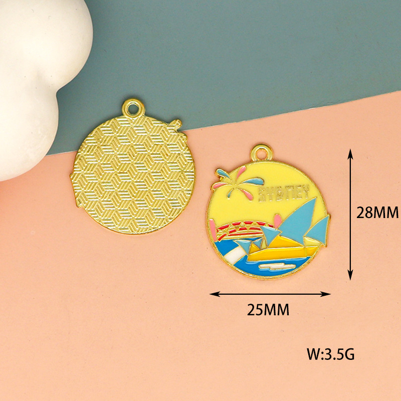 10pcs Gantungan Kunci Enamel W - Jewelry Making Tokyo ulasan dan harga