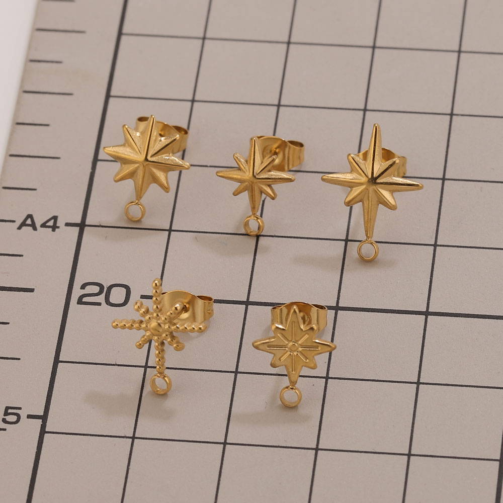 6 pcs Anting-anting Bintang St - Jewelry Making Tools ulasan dan harga