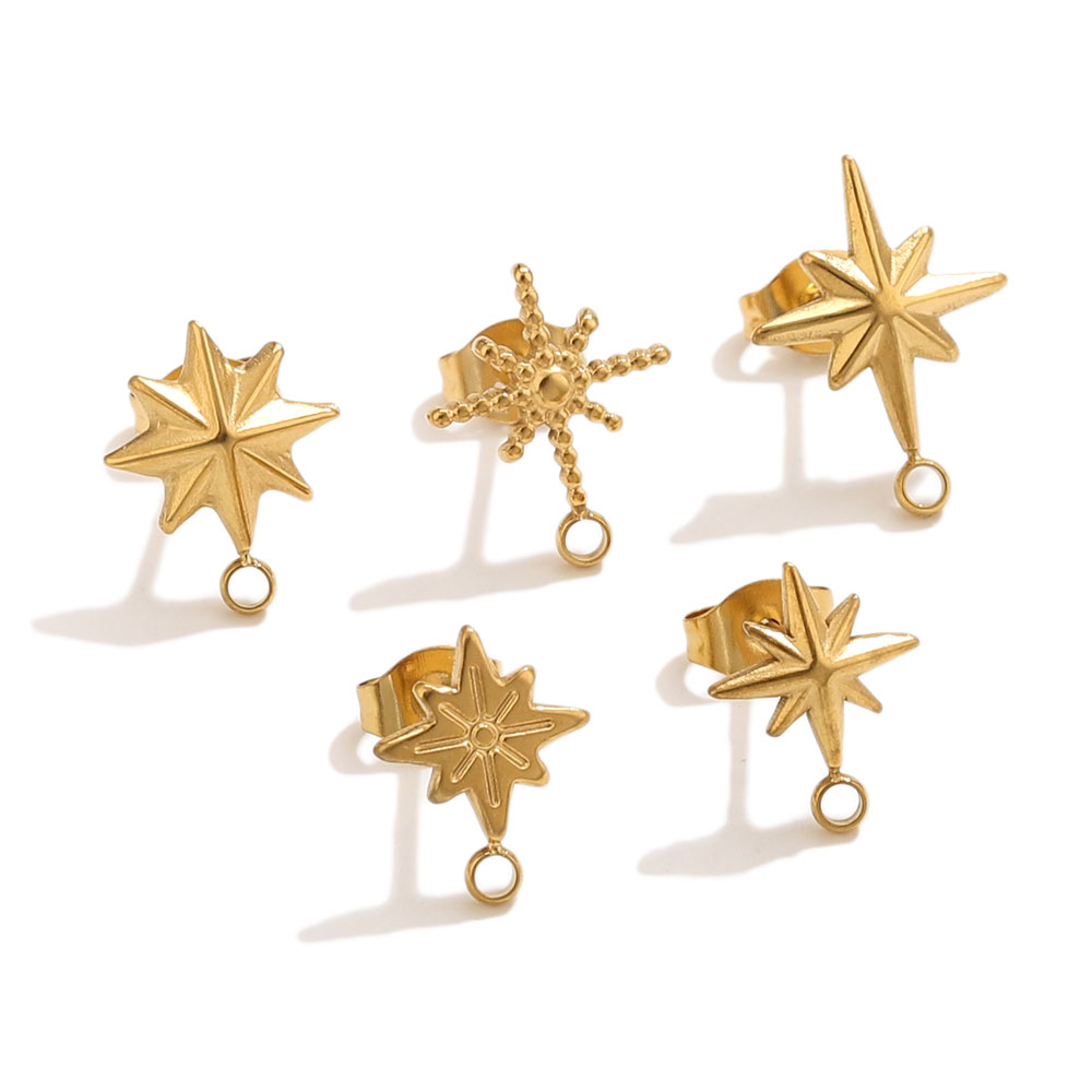 6 pcs Anting-anting Bintang St - Jewelry Making Tools ulasan dan harga