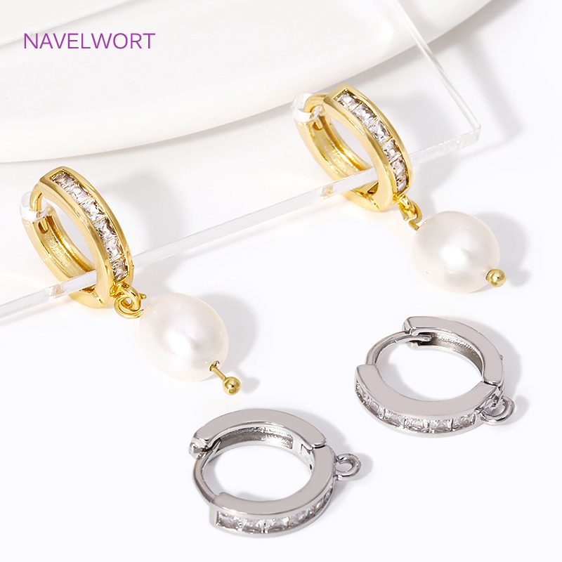 Penjepit Anting Bulat Berlapis - Jewelry Making Kits ulasan dan harga