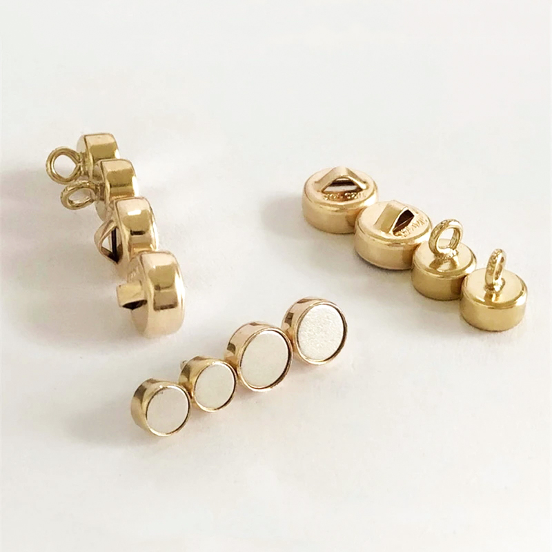 Kancing Magnetik Lapis Emas 14 - Jewelry Making Kits ulasan dan harga