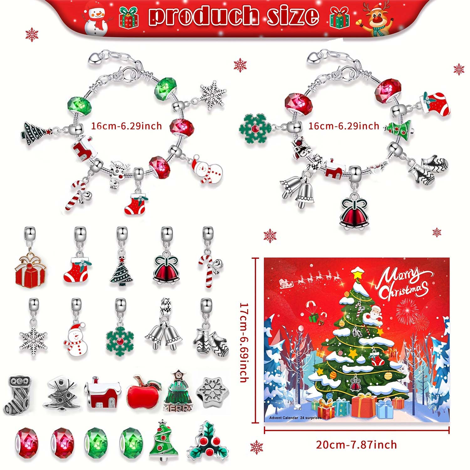 Set Kotak Kalender Hitung Mund - Jewelry Making Birthday Party ulasan dan harga