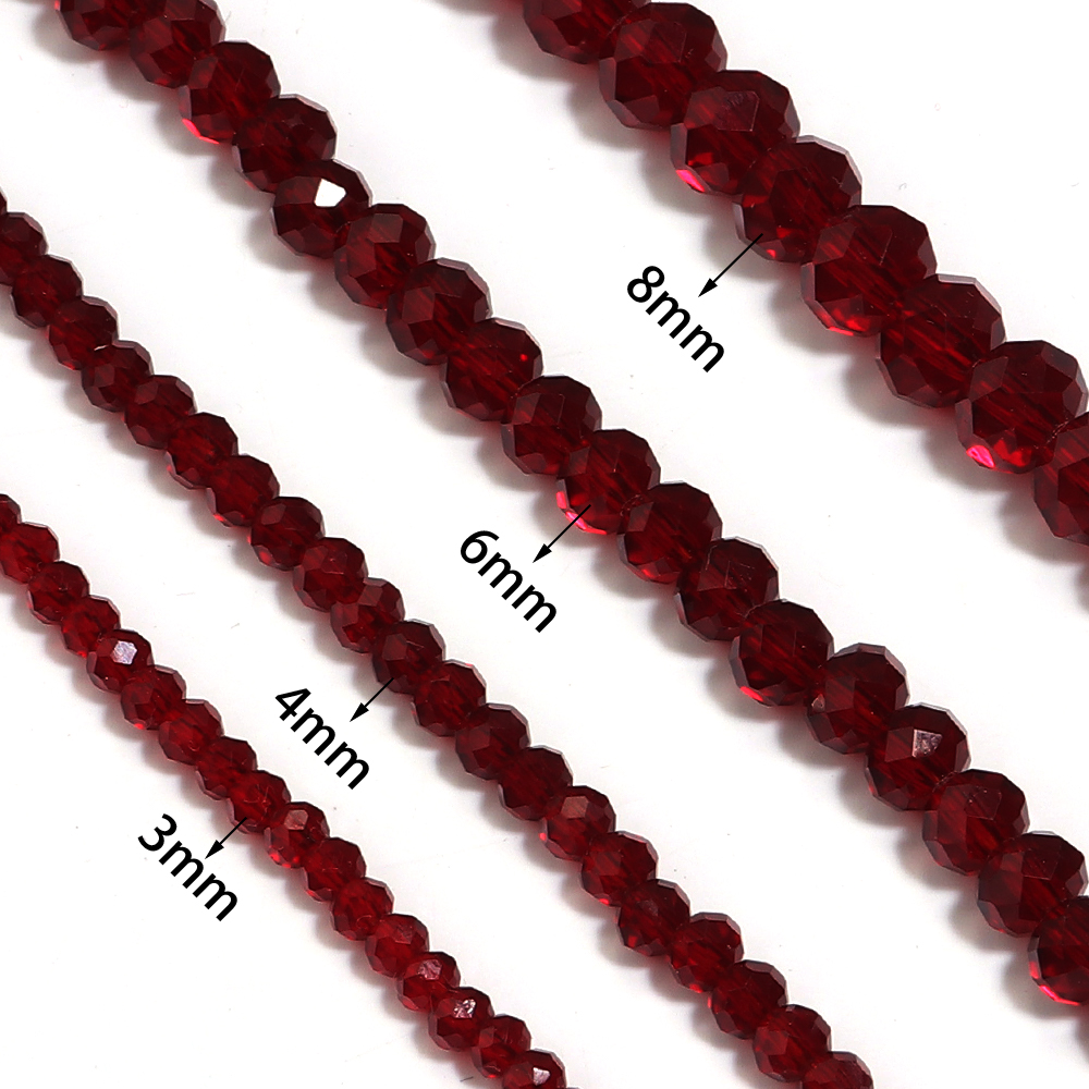 1 untai/lot Manik-manik Krista - Crystal Bead Mix ulasan dan harga