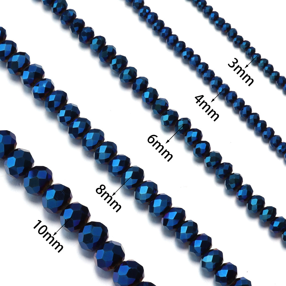 1 Strip/Lot 3 4 6 8 10mm Manik - Crystal Bead Mix ulasan dan harga