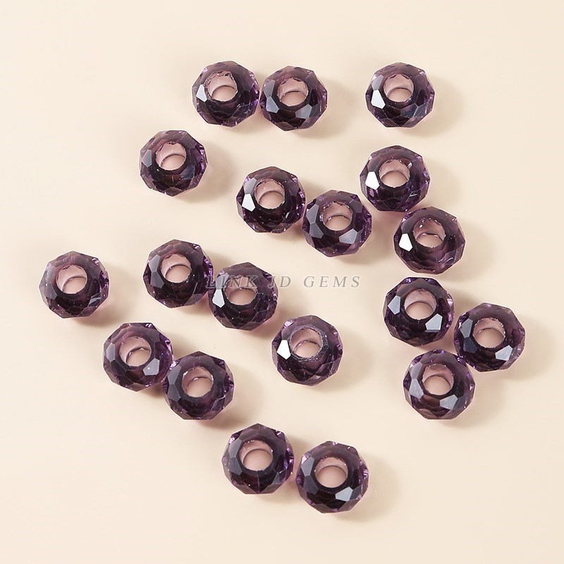 10 Buah/Lot Manik-manik Kaca L - Crystal Bead Mix ulasan dan harga