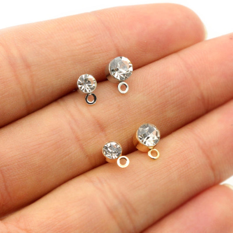 50 Buah Pin Anting Kancing den - Jewelry Making Kits ulasan dan harga